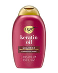 OGX Keratin Oil Shampoo, 13.01 fl oz - Anti-Breakage Hair Strengthening Formula