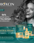 Bioxcin Keratin & Argan Repair Shampoo for Damaged Hair - 10.14 fl oz