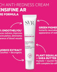 SVR Sensifine AR Creme Riche 40ml - 24-Hour Hydration Moisturizing Cream for Sensitive Skin
