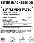 Ocean Black Seed Oil Supplement - 1000mg Çörek Otu Yağı Capsules, 60 Count (1+1 Free) - Natural Health Support