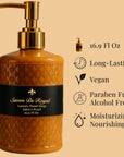 Savon De Royal Black Pearl Liquid Hand Soap - Liquid Hand Wash