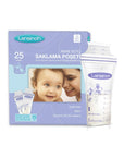 Lansinoh Breast Milk Storage Bags - BPA Free, Sterile & Leak-Proof (25 Count)