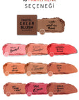 Pastel Creamblush Blendable 3.6g No:50 Brownie - Natural Makeup Look with Long-Lasting Wear