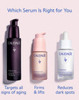 Caudalie Resveratrol Lift Firming Serum - Anti-Aging, Firming & Lifting Serum with Resveratrol for Youthful Skin