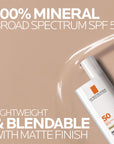 La Roche-Posay Tinted Sunscreen Gel-Cream SPF 50+ - Oil Control, Matte Finish for Sensitive Skin - image 20
