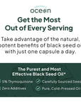 Ocean Cold-Pressed Black Seed Oil - 150ml Natural Health Supplement for Holistic Wellness