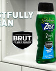 Brut Attraction Men's Shower Gel 16.9FL OZ - Hydrating Formula | 500ml