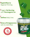 Jellyice Skin Tightening Shower Gel - All Skin Types - Natural Formula - Firming Bath Gel