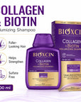 Bioxcin Collagen & Biotin Shampoo - Volume Boost | 300ml