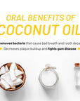 White Glo Coconut Oil Whitening Toothpaste 4oz - Natural Brightening | Fresh Mint Flavor