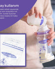 Lansinoh Breast Milk Storage Bags - BPA Free, Sterile & Leak-Proof (25 Count)