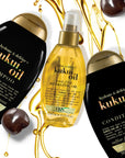 Organix Moisturizing Shampoo with Kukui Oil - Anti-frizz, Natural Hair Care for Dry & Frizzy Hair