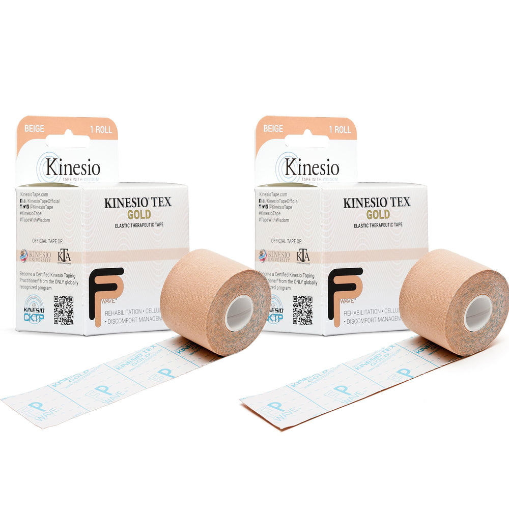 Kinesio Tex Gold Pain Relief Band 2" x 16ft | Therapeutic Tape