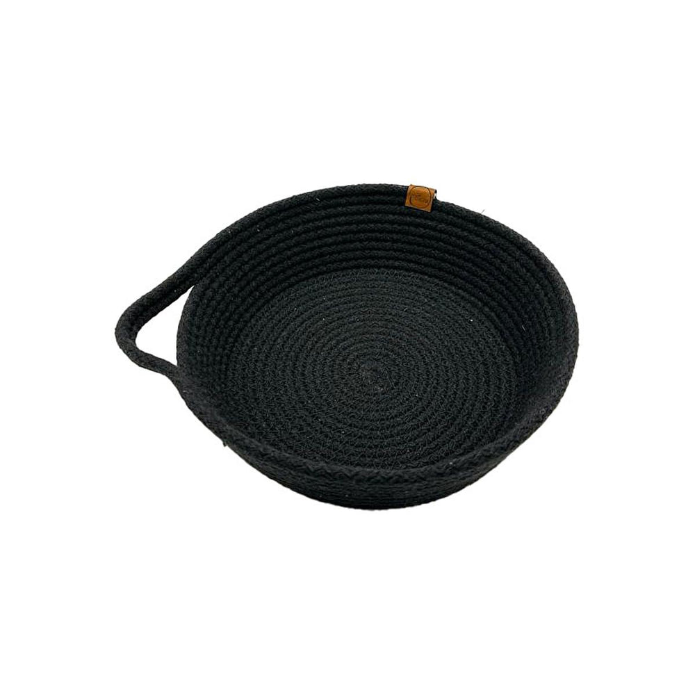 Luna Cucina Jute Organizer - Black Fabric Storage Bin with Handle - Washable, Natural Home Organization (21cm) Luna Cucina Jute Organizer: Black Fabric Storage Bin - Washable jute organizer, fabric storage bin, washable storage container, small jute basket, black storage organizer, home organization, natural storage, 21 cm organizer, storage, organization, jute, fabric, washable, handle, black, home decor, basket, bin, container, natural materials, sustainable, eco-friendly, home organizers, gift for her, s