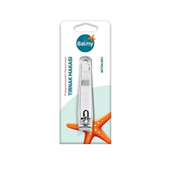 Balmy Large Nail Clippers - Stainless Steel, Diamond-Cut Edges for Easy Nail Care Balmy Large Nail Clippers - Sharp & Durable nail clippers, large nail clippers, stainless steel nail clippers, diamond-cut nail clippers, personal care tools, nail care, grooming tools, easy nail trimming, durable nail clippers