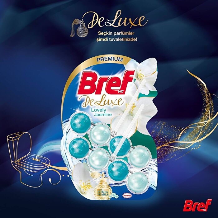 Bref Deluxe Jasmine Toilet Block 2-Pack - Premium Freshness | Top Brand