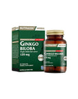 Nutraxin Ginkgo Biloba 120 mg Supplement - Brain Health & Cognitive Support for Adults, 60 Capsules - Vitamin & Supplement