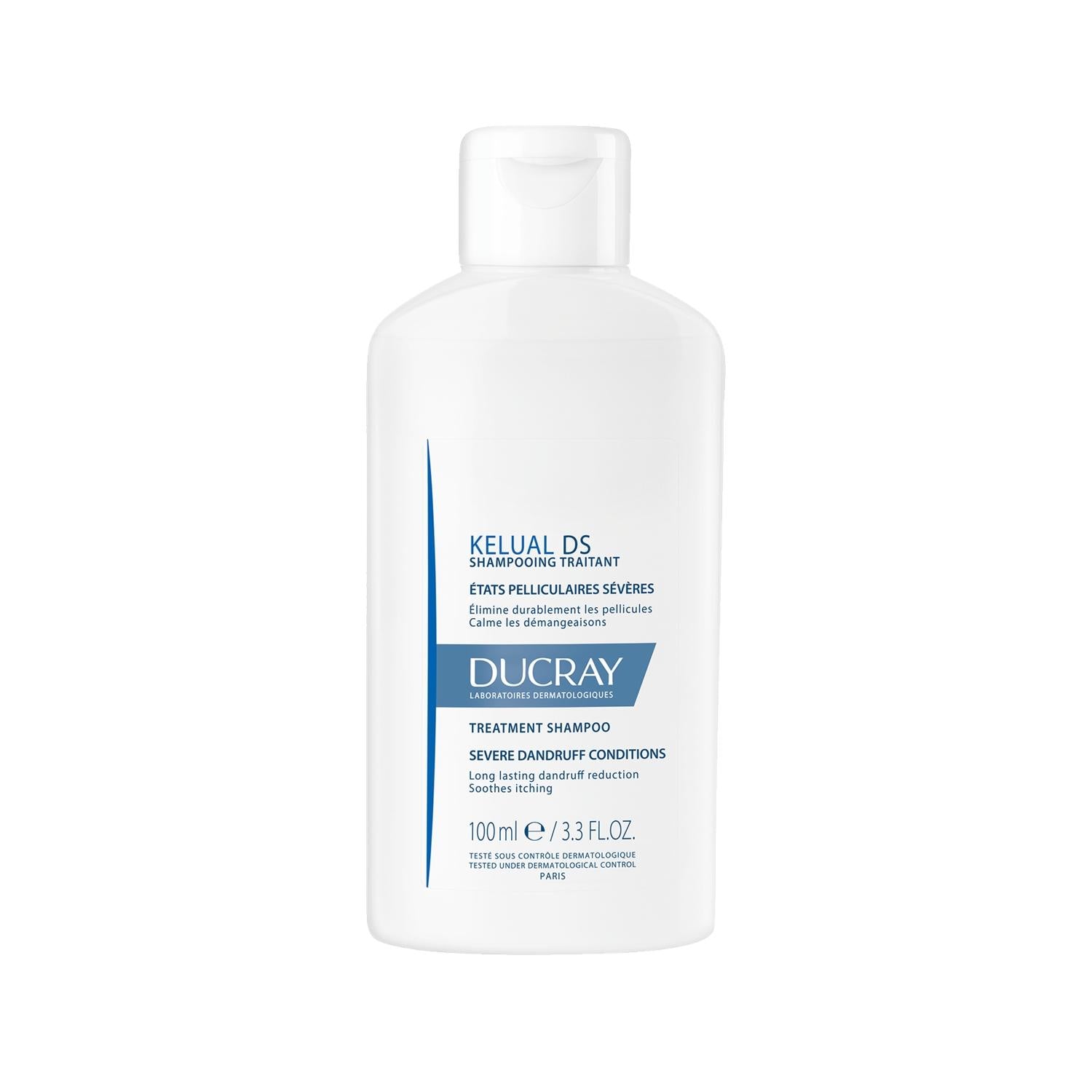 Ducray Kelual DS Anti-Dandruff Shampoo for Persistent Dandruff - Dermatologically Tested, 3.38 fl oz Ducray Kelual DS Anti-Dandruff Shampoo - 3.38 fl oz anti-dandruff shampoo, Ducray Kelual DS, persistent dandruff treatment, dermatological shampoo, sensitive scalp care, dandruff relief, scalp care, dermatologically tested, hair care, skincare, cosmetic, Ducray, 3.38 fl oz