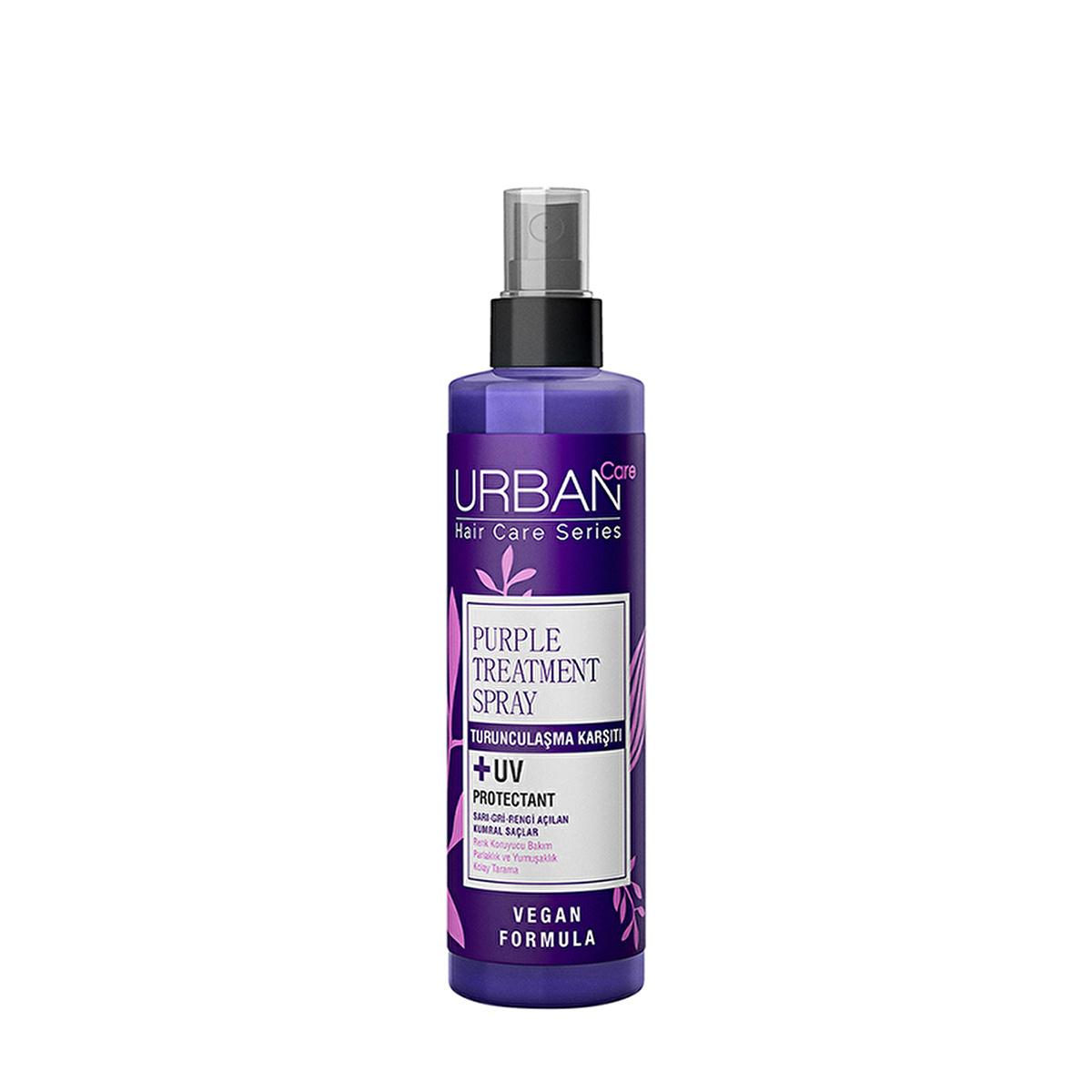 Urban Care Anti Brass Purple Hair Treatment: Vegan Keratin Hair Toner for Blonde & Gray Hair - Paraben Free, Eliminates Yellow Tones, UV Protection Urban Care Purple Hair Treatment: Anti Brass Toner for Blonde & Gray purple shampoo, anti brass hair treatment, blonde hair care, gray hair toner, vegan hair products, paraben free hair care, hair toner for blonde hair, hair toner for gray hair, purple hair spray, hair keratin treatment, brassiness, yellow tones, cool tones, hair color, UV protection, hair hydra