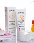 Ecowell Organic Diaper Cream - 110g, Vegan & Hypoallergenic for Newborns Ecowell Organic Diaper Cream - Gentle & Effective Organic Diaper Cream, Vegan Baby Skincare, Natural Diaper Rash Treatment, Zinc Cream for Newborns, Hypoallergenic Baby Products, Eco-Friendly Baby Care, Cruelty-Free Cosmetics, Diaper Rash Prevention, Baby Skincare, Newborn Essentials, Gentle Skincare, Chemical-Free Baby Products
