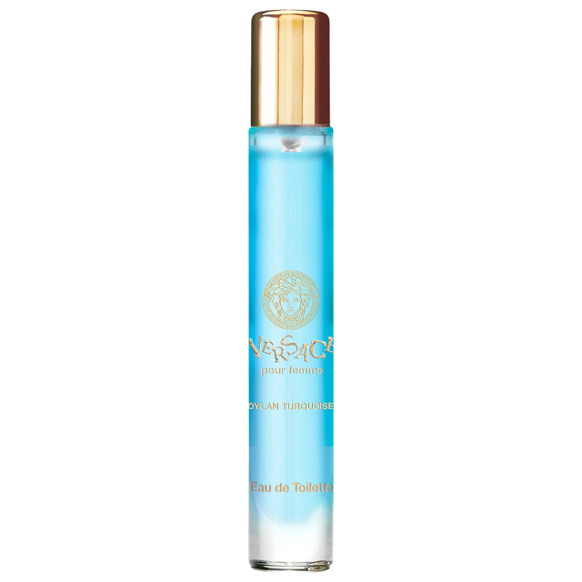 Versace Dylan Turquoise Pour Femme Eau de Toilette - Fresh Floral Fragrance for Women with Lemon & Guava Notes Versace Dylan Turquoise Eau de Toilette - Fresh Floral Women's Fragrance Dylan Turquoise Eau de Toilette, Versace fragrance for women, Fresh Floral scent, Lemon and Guava fragrance notes, Luxury perfume for women, Women's perfume, Floral fragrance, Summer scent, Sea-inspired fragrance, Elegant perfume bottle, Greek culture-inspired design, Premium fragrance, Women's fragrance, Versace perfume, Turq