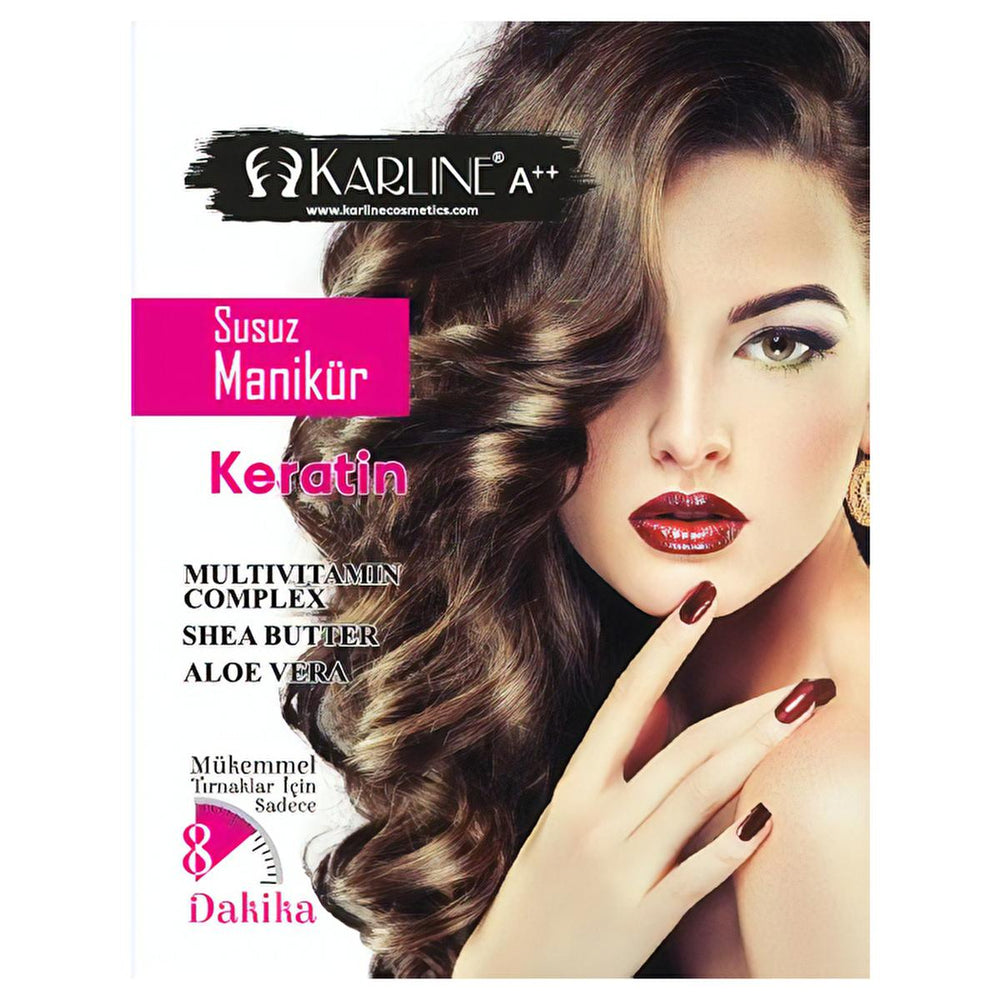 Karline Manicure Set - Comprehensive At-Home Nail Care Kit with Nourishing Properties - Vitamin & Supplement