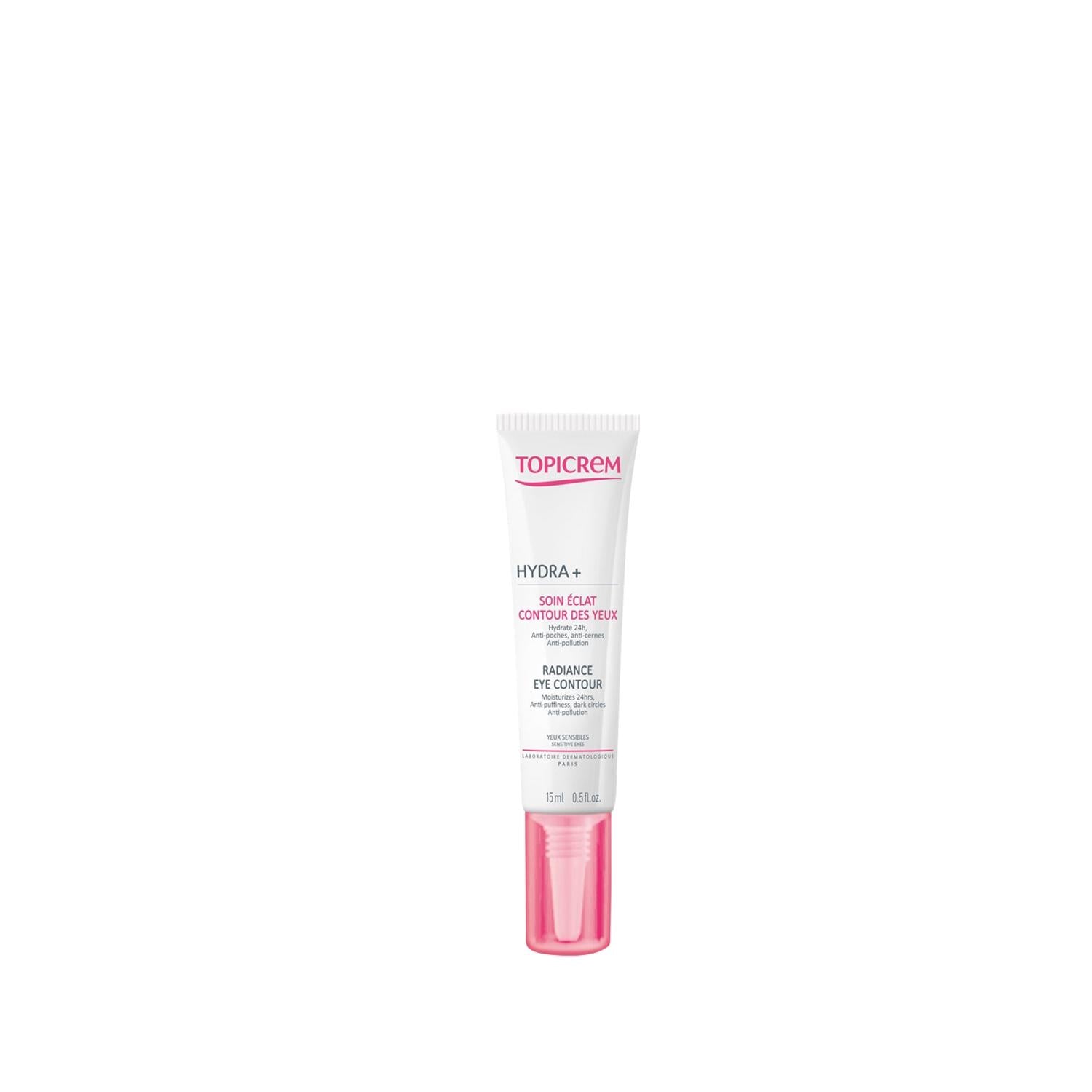 Topicrem Hydra+ Radiance Eye Cream - Hydrating, Anti-Aging, Brightens Under-Eye Area, 0.51 fl oz Topicrem Hydra+ Radiance Eye Cream - Hydrate & Brighten Eye Cream, Hydrating Eye Cream, Topicrem Eye Cream, Radiance Eye Cream, Under Eye Cream for Dark Circles and Fine Lines, Anti-Aging Eye Cream, Hydra+ Eye Cream, Brightening Eye Cream, Gentle Eye Care, Travel-Friendly Skincare, Compact Skincare, Skincare for Sensitive Eyes, Dark Circle Treatment, Fine Line Reduction, Youthful Skin, Radiant Skin, Healthy Skin