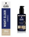 Gliss Night Elixir Repairing Night Hair Care Serum with HAPTIQ Technology - Overnight Hair Repair, Black Pearl Extract, 3.38 fl oz Gliss Night Elixir Hair Serum for Damaged Hair Repair Gliss Night Elixir, Repairing Night Hair Care Serum, HAPTIQ System Technology, Damaged hair repair, Black Pearl Extract hair care, Overnight hair serum, Hair Care Serum, Hair repair products, Hair nourishment, Dry hair care, Damaged hair solution