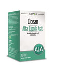 Ocean Alfa Lipoik Asit 200 mg Dietary Supplement - Antioxidant Support for Adults, 30 Vegetable - Vitamin & Supplement