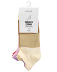 Eklips Multi-Colored Unisex Sneaker Socks Soft 5-Pack