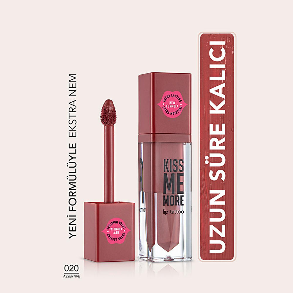 Flormar Liquid Matte Lipstick - Long-Lasting Moisturizing Lip Color, Transfer-Proof, 020 Assertive - view 2