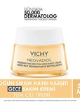Vichy Neovadiol Anti-Aging Night Cream for Mature Skin - Hydrating, Firming, Paraben-Free Vichy Neovadiol Night Cream - Anti-Aging for Mature Skin Vichy Neovadiol Night Cream, Anti-Aging Night Cream, Mature Skin Care, Hormonal Skin Aging, Paraben-Free Skincare, Hyaluronic Acid, Pro-Xylane, Hedione, Dermatologist-Tested, Women's Skincare, Menopause Skincare, Anti-Aging Skincare, Night Cream, Hydrating Night Cream, Firming Night Cream