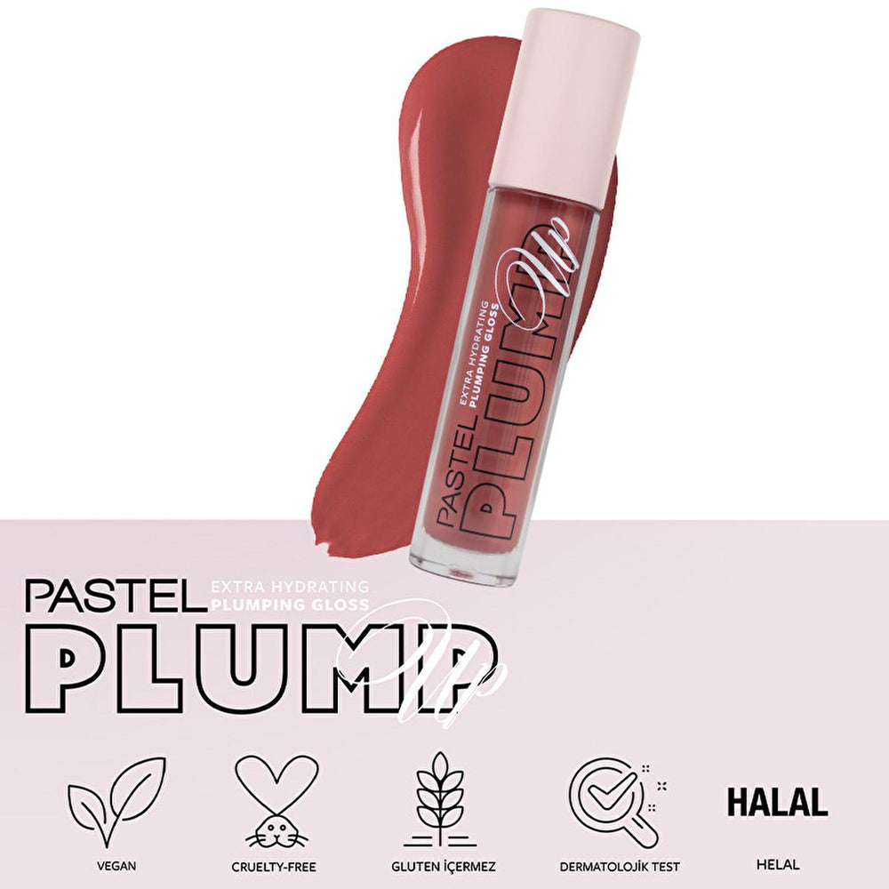 Pastel Profashion Plump Up Extra Hydrating Plumping Gloss 212 - Hydrating Lip Gloss, Vegan Lip Care, Cruelty-Free - view 10