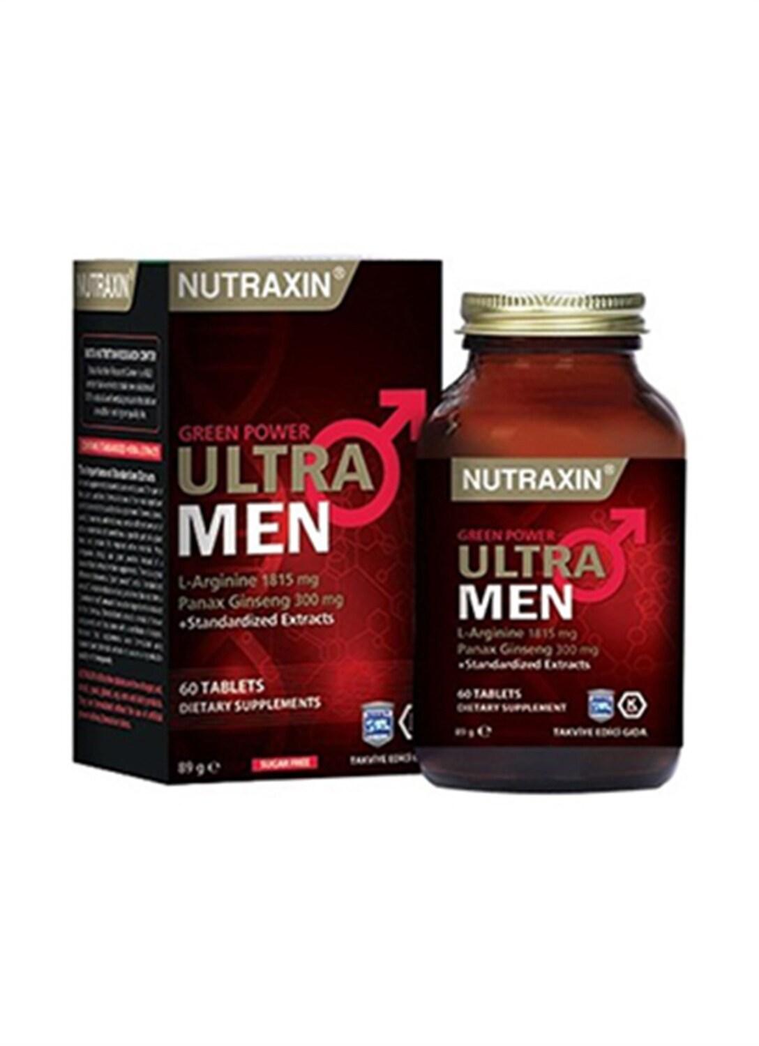 Nutraxin Ultra Men Dietary Supplement for Men's Health - 60 Tablets with L-Arginine, Tribulus Terrestris, Ginseng Nutraxin Ultra Men - Men's Health Supplement Nutraxin Ultra Men, Dietary Supplement for Men, Herbal Extracts for Men's Health, L-Arginine Supplement, Tribulus Terrestris Benefits, Ginseng Health Supplement, Men's Health Support, Natural Health Supplements, Energy and Vitality, Antioxidant Supplements, Wellness for Men