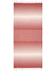 Eklips Red Turkish Pestemal Towel Lightweight Cotton UF009