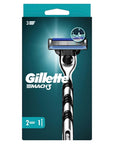Gillette Mach3 Men's 3-Bladed Manual Razor Shaving Kit for Smooth Shaving Experience - Hygiene Products