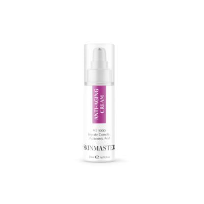 Skinmaster Anti-Aging Cream with Peptide Complex & Hyaluronic Acid - 50ml Moisturizing Wrinkle Reduction Cream for Mature Skin Skinmaster Anti-Aging Cream - Reduce Wrinkles & Moisturize Anti-Aging Cream, Peptide Complex Skincare, Hyaluronic Acid Moisturizer, Wrinkle Reduction Cream, Mature Skin Care, Skincare for Aging Skin, Moisturizing Cream, Anti-Wrinkle Cream, Skin Care Routine, Mature Skin Moisturizer, Hydrating Cream, Skin Elasticity, Fine Lines and Wrinkles, Dry Skin Care, Aging Skin Solutions