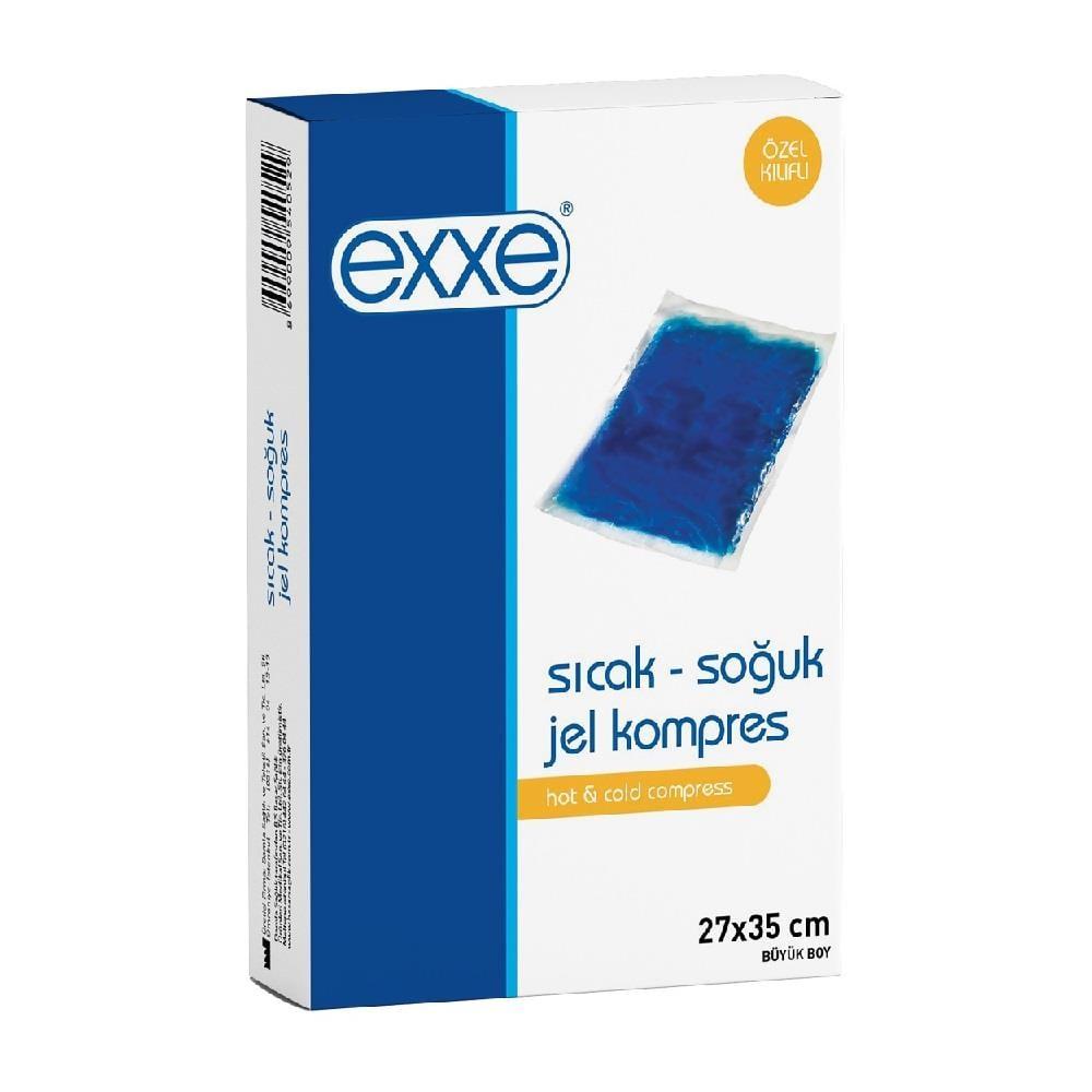 Exxe Hot-Cold Gel Compress with Cover - 10.63x13.78 inches - Reusable, Versatile Pain Relief for Muscle Aches & Injury Recovery Exxe Hot-Cold Gel Compress - Reusable Pain Relief hot cold gel compress, gel pack for pain relief, reusable hot cold therapy, muscle pain relief, injury recovery gel pack, Exxe, pain management, recovery tools, athletic recovery, muscle aches, joint pain, hot therapy, cold therapy, reusable gel pack, gel compress with cover