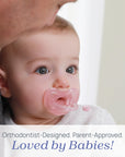 Chicco Orthodontic Pacifier - Physio Comfort Silicone Pacifier for Infants 0-6 Months, 2-Pack