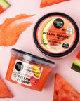 Organic Shop Lychee & Bubble Gum Body Scrub - Natural Exfoliant for Soft, Moisturized Skin - 12.18 fl oz