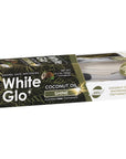 White Glo Coconut Oil Whitening Toothpaste 4oz - Natural Brightening | Fresh Mint Flavor