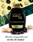 OGX Kukui Oil Conditioner - Moisturizing Anti-Frizz Hair Care for Dry Damaged Hair