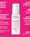 SVR Sensifine Hydra Moisturizing Cream for Dry & Sensitive Skin - Natural Skincare, Hydrating & Nourishing Cream, 1.35 f