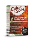 Color&Soin Natural Ammonia-Free Dark Chestnut Hair Dye - Gentle, Long-Lasting Color