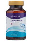 Life In Omega Omega 3 Fish Oil Capsules for Adults - Dietary Supplement for Heart Health Support - view 2