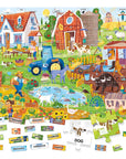 Headu Educational Puzzle for Kids - Farm Theme English Vocabulary Learning Toy for Children Aged 4-8 - view 3