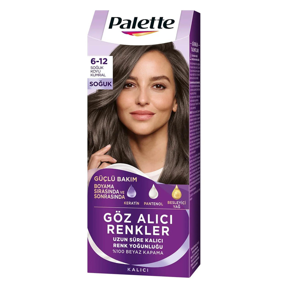 Palette Permanent Hair Color 612 Cool Dark Blonde 110ml