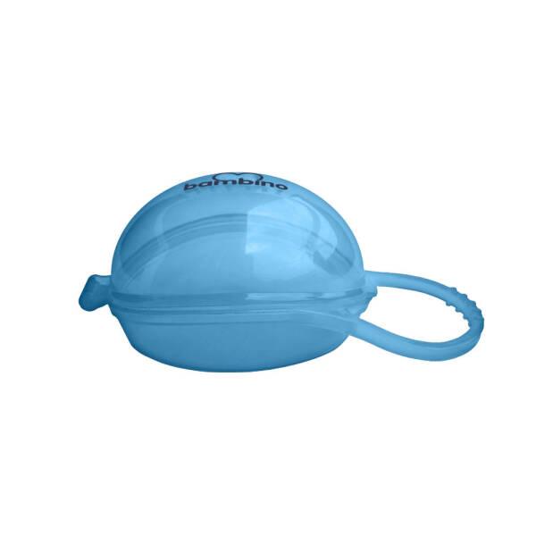 Bambino Blue Pacifier Storage Case - Hygienic Portable Container for Baby Essentials - Baby Care