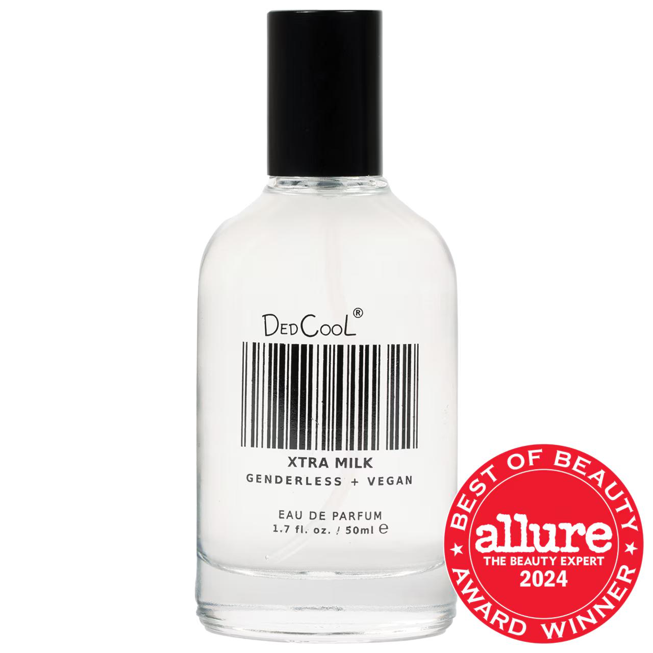 DedCool Xtra Milk Eau de Parfum: Warm, Spicy, & Vegan Fragrance for a Personalized Scent Experience | Non-Toxic, Genderless, Sustainable DedCool Xtra Milk: Vegan, Nontoxic, Warm & Spicy Eau de Parfum Eau de Parfum, Vegan perfume, Nontoxic fragrance, Genderless perfume, Warm spicy perfume, Clean beauty fragrance, Amber bergamot musk perfume, Sustainable perfume, Best of Beauty perfume, DedCool Xtra Milk, perfume, fragrance, spicy, warm, amber, bergamot, musk, vegan, nontoxic, genderless, clean beauty, sustai