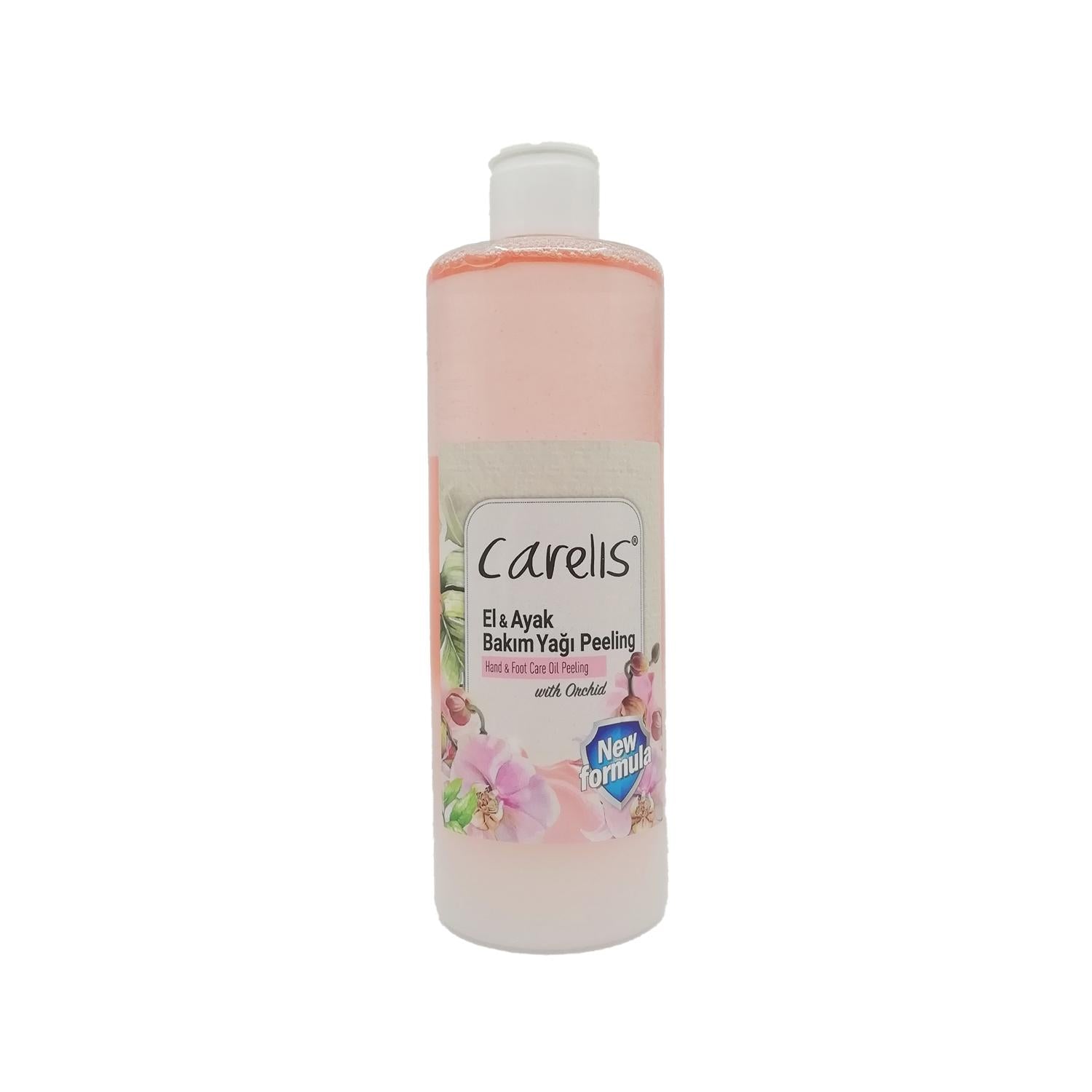 Carelis Hand and Foot Care Oil Peeling Orkide 400ml - Moisturizing Oil for Dry Skin Relief Carelis Hand & Foot Care Oil - Moisturize Dry Skin hand care oil, foot care oil, moisturizing oil, Carelis hand cream, orkide peeling oil, dry skin relief, skin moisturization, hand and foot care, skincare products, cosmetic oils